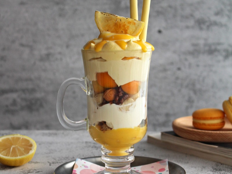 Chef Gusto · 盛宴 · 柠檬百香芭菲杯 Lemon Passion Fruit Parfait Cup